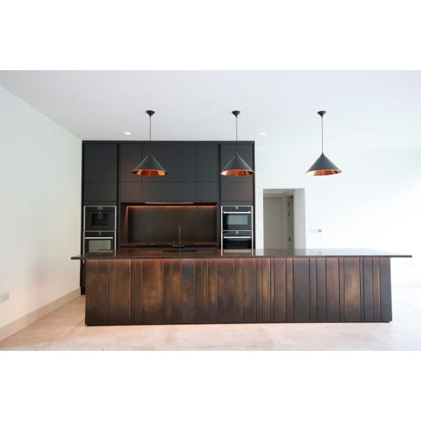 Modern Handleless Used Kitchen, NEFF Appliances, Utility