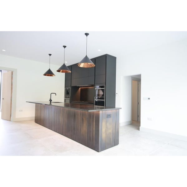 Modern Handleless Used Kitchen, NEFF Appliances, Utility