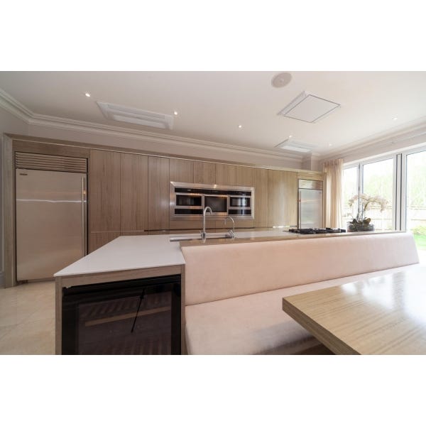 Darren Jenner Modern Used Kitchen, Miele Appliances, Bench Seating