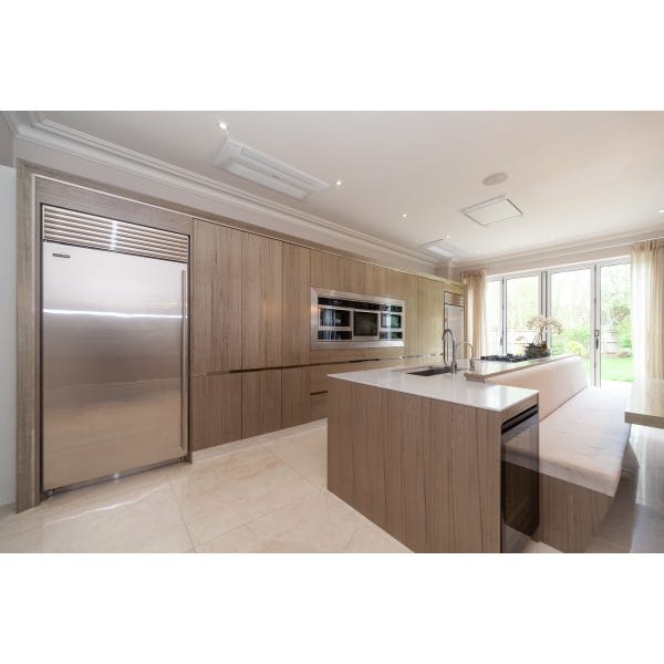 Darren Jenner Modern Used Kitchen, Miele Appliances, Bench Seating