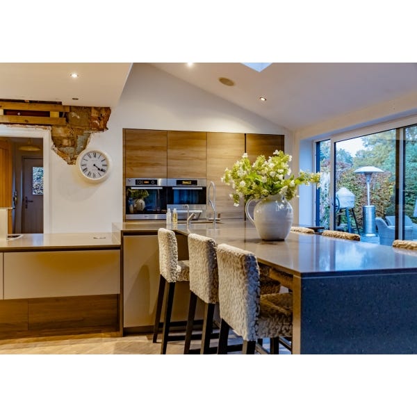 Alno Handleless Used Kitchen, Miele Appliances 