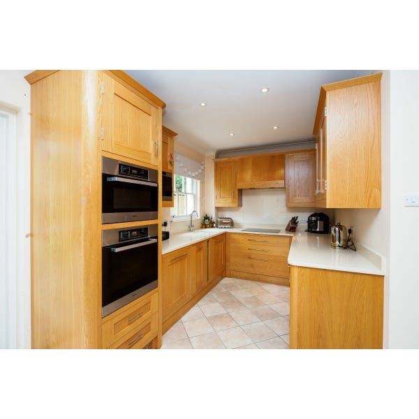 In Frame Used Shaker Kitchen, Miele Appliances