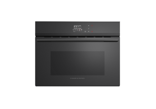 Fisher & Paykel Built-In Combination Microwave Oven, 60cm, Series 9, Black