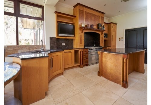 Approved Used Kitchen, Large Acanthus Bespoke Shaker, Falcon Range Oven, Wirral