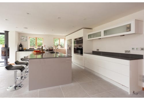 Approved Used Kitchen, Large Anthony Mullan, Miele Appliances, Berkshire