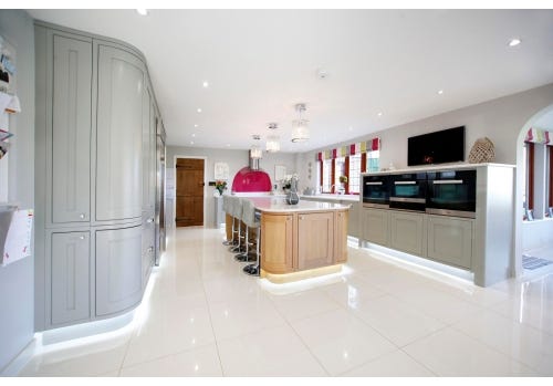 Approved Used Kitchen, Large In Frame Painted Shaker, East Sussex