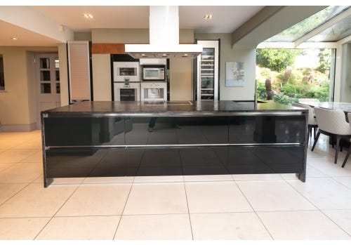 Euromobil Italian Used Kitchen, Gaggenau Appliances, Devon