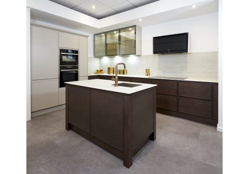 Ex Display Kitchen, Modern SECOND NATURE Lichefield Expresso, North