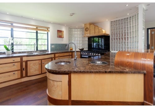 Edwin Loxley Art Deco Style Used Kitchen, In Frame, Surrey
