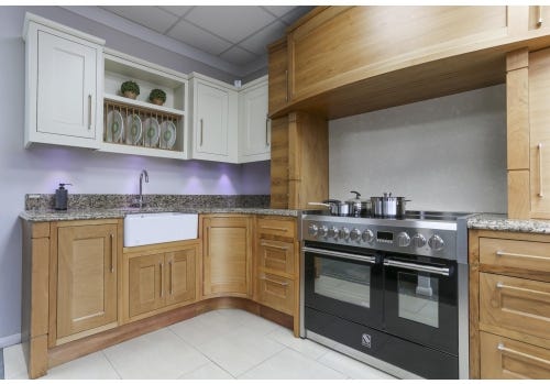 Ex Display Kitchen, Charles Yorke In Frame, Steel Range Oven, South