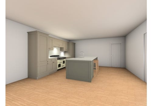 Ex Display Kitchen, Olive & Barr In Frame Shaker, Midlands