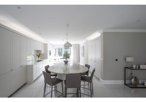 Beckermann German Used Shaker Kitchen, Siemens Appliances, Surrey