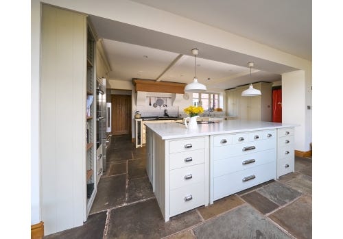 Neptune Suffolk Shaker Used Kitchen, Pantry, NEFF Appliances, Cheshire