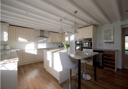 Raised and Fielded Used Kitchen, Dresser
