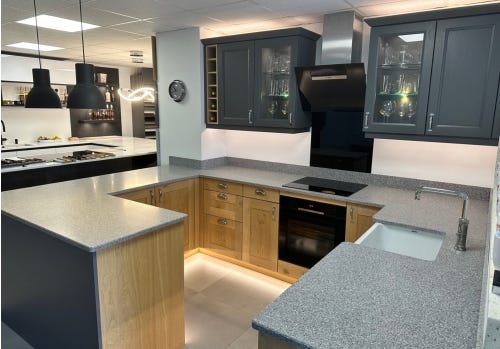 Keller Ex Display Shaker Kitchen, Bosch Appliances 