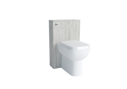500mm WC Unit & Cistern Whitewood