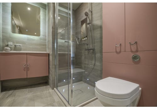 Modern Ex Display Shower Room With Vanity