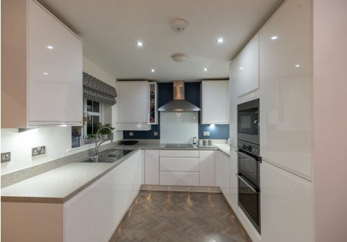 Modern Gloss Used Kitchen, AEG Appliances 