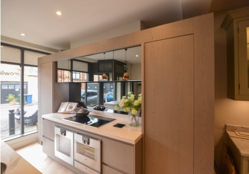 Mowlem & Co Modern Ex Display Kitchen, Gaggenau Appliances
