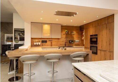 Nolte Feel/Manhattan Ex Display Kitchen, Siemens Appliances 