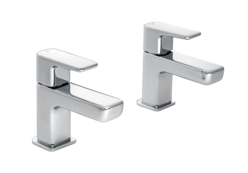Francis Caja Chrome Basin Tap Pair 
