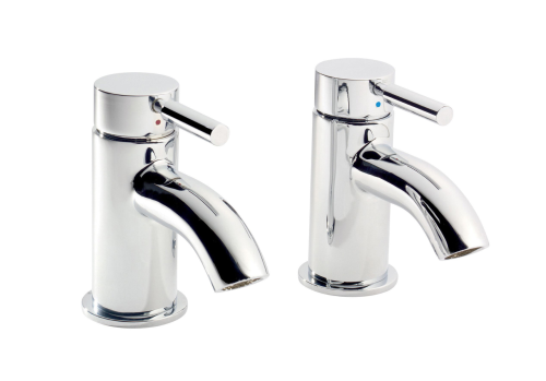 Francis Visio Chrome Basin Tap Pair 