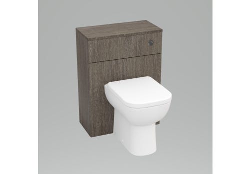 600mm BTW WC unit Dark Elm
