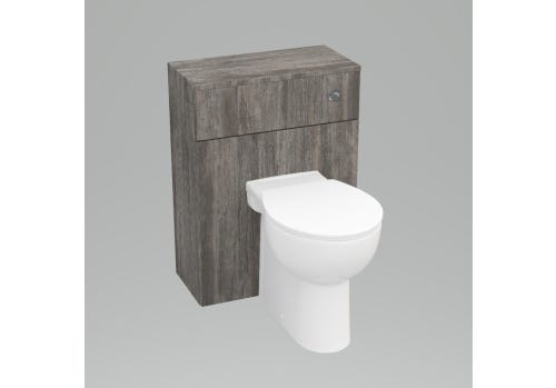 600mm BTW WC unit Drift Wood