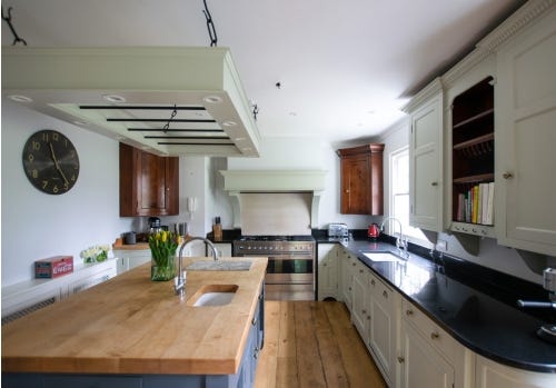 Chalon In Frame Used Shaker Kitchen, Britannia Range Oven
