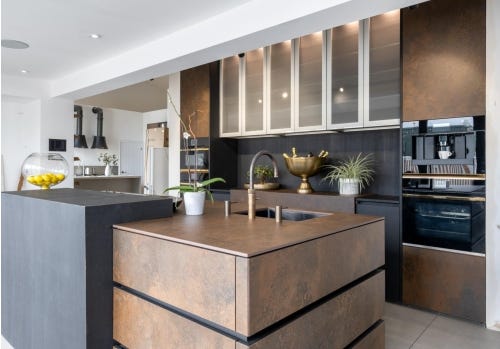 Bax German Ex Showroom Contemporary Kitchen, Kuppersbusch/Quooker Appliances