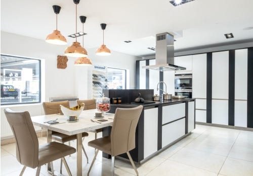 Stormer Modern Ex Display Kitchen, Siemens Appliances