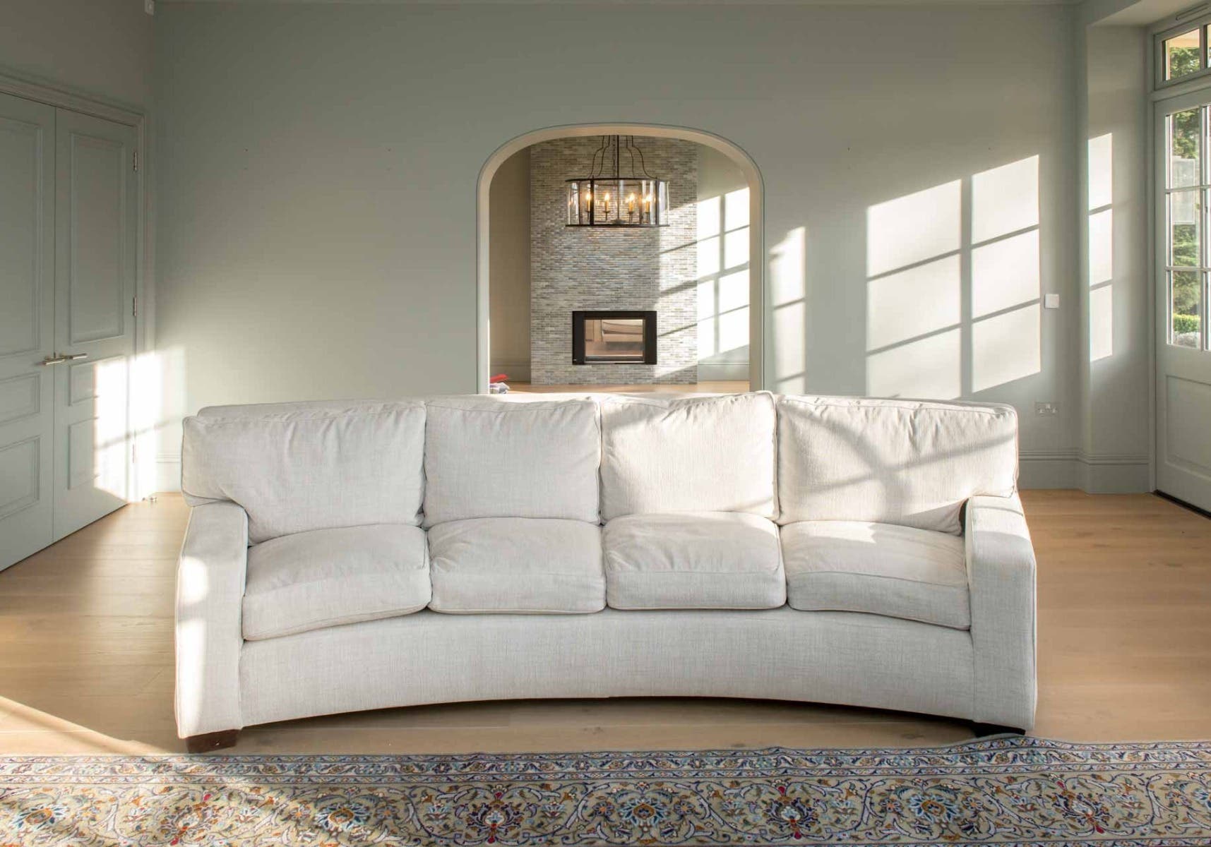 Second hand shop 4 seater sofa